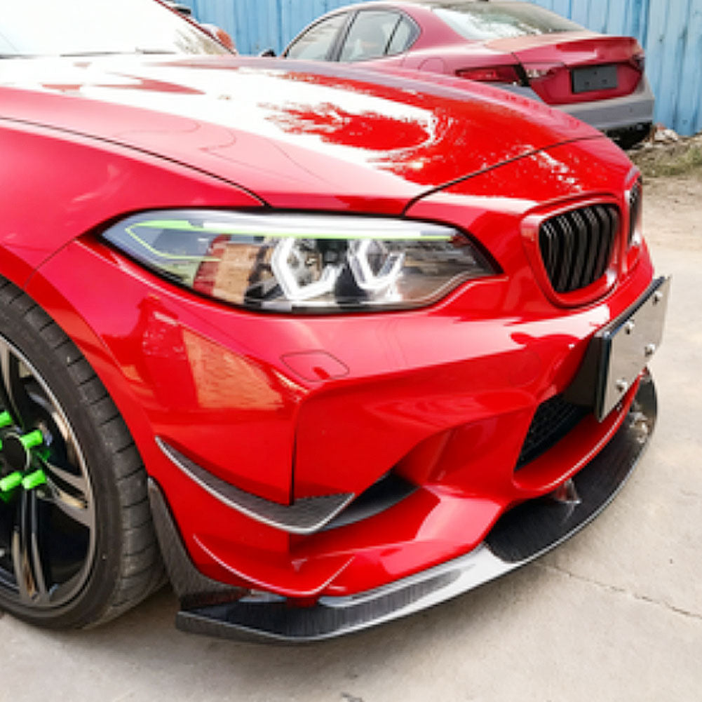 ST Style Carbon Fiber Front Splitters for BMW M2 F87( 2016-2018)