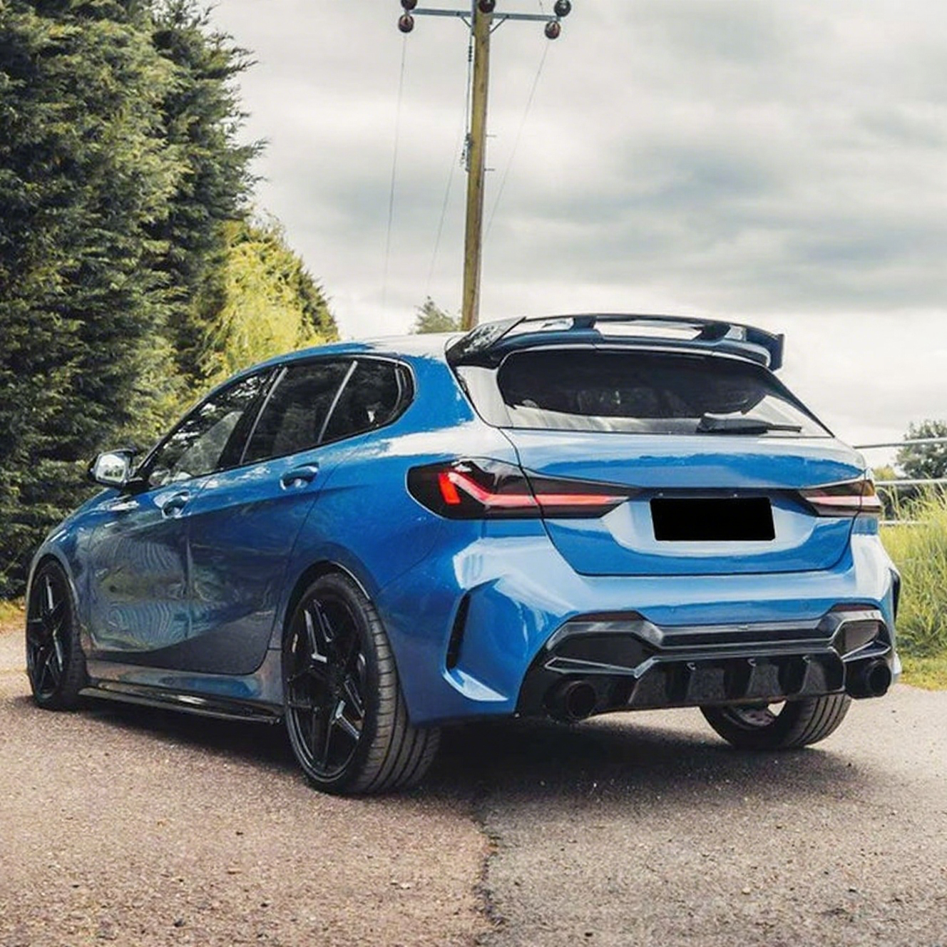 Performance Style Carbon Fiber Roof Spoiler for BMW 1 Series F40 M Sport (2019-2024)