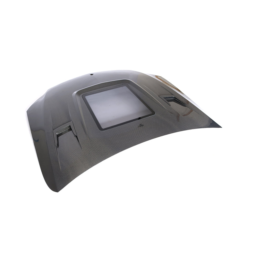 Carbon Fiber Hood with glass For Benz C-Class A205 C205 W205 C43 AMG(2014-2018)