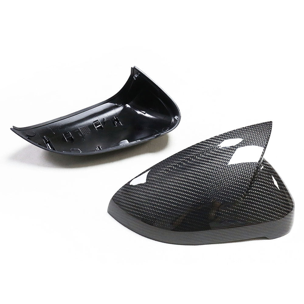 M4 Style Carbon Fiber REPLACEMENT Mirror Caps For Audi A4/S4 B9 Pre-LCl (2016-2019) A4/S4 B9.5 LCI(2020-2023)