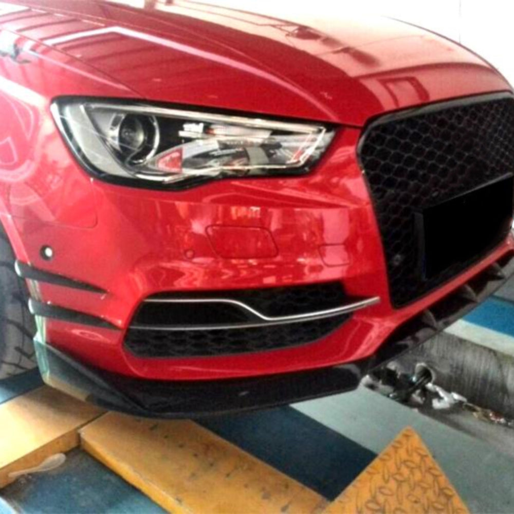 ST Style Carbon Fiber Front Splitters for Audi A3 Sline/S3 8V Pre-LCI (2012–2016)
