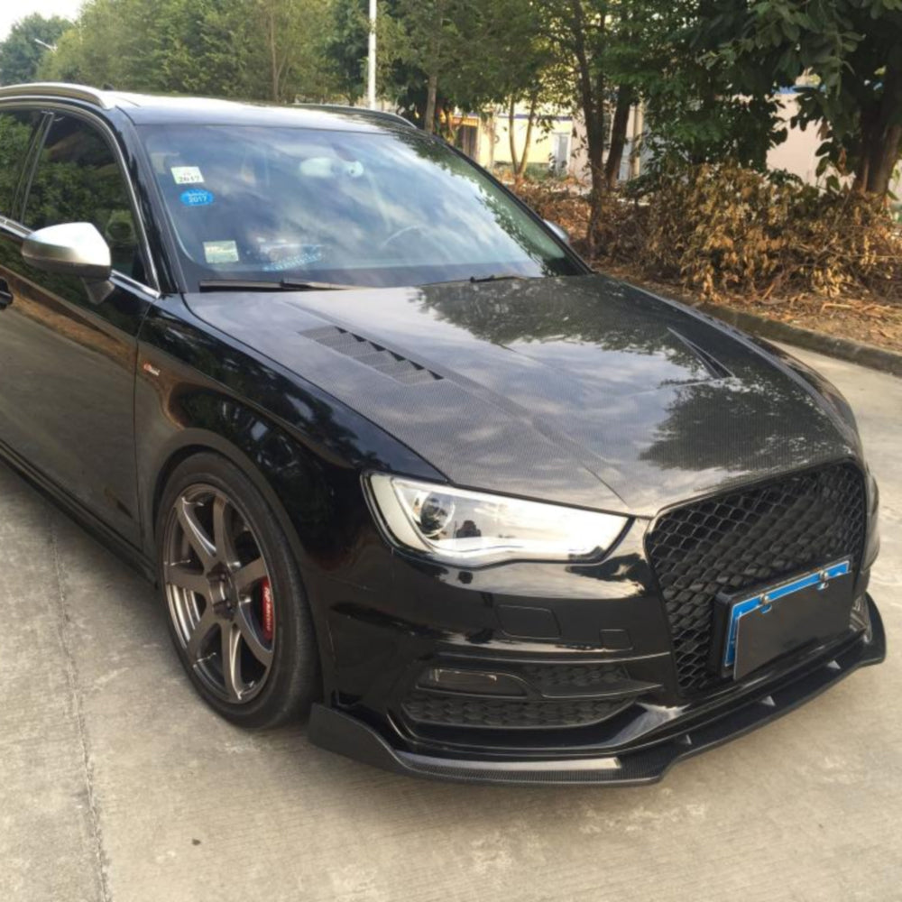 ST Style Carbon Fiber Front Lip for Audi A3 Sline 8V Pre-LCI Hatchback (2012–2016)