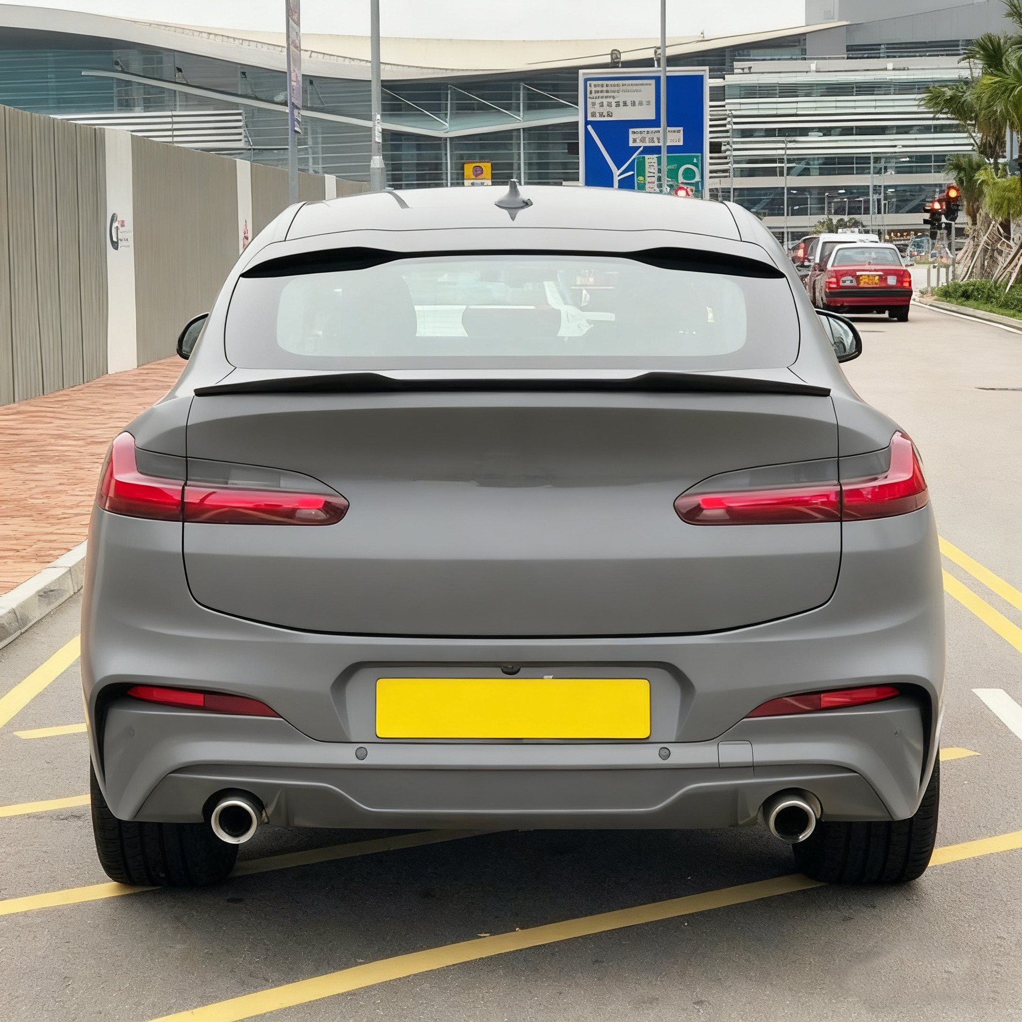 M4 Style Carbon Fiber Trunk Spoiler for BMW X4 G02 Pre-LCI (2018–2021)