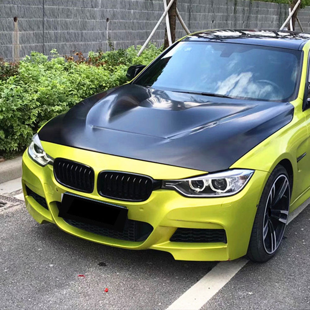 GTS Style Carbon Fiber Hood Cover for BMW 3 Series F30/F31 (2012-2019), 4 Series F32/F33/F36 (2014-2020)