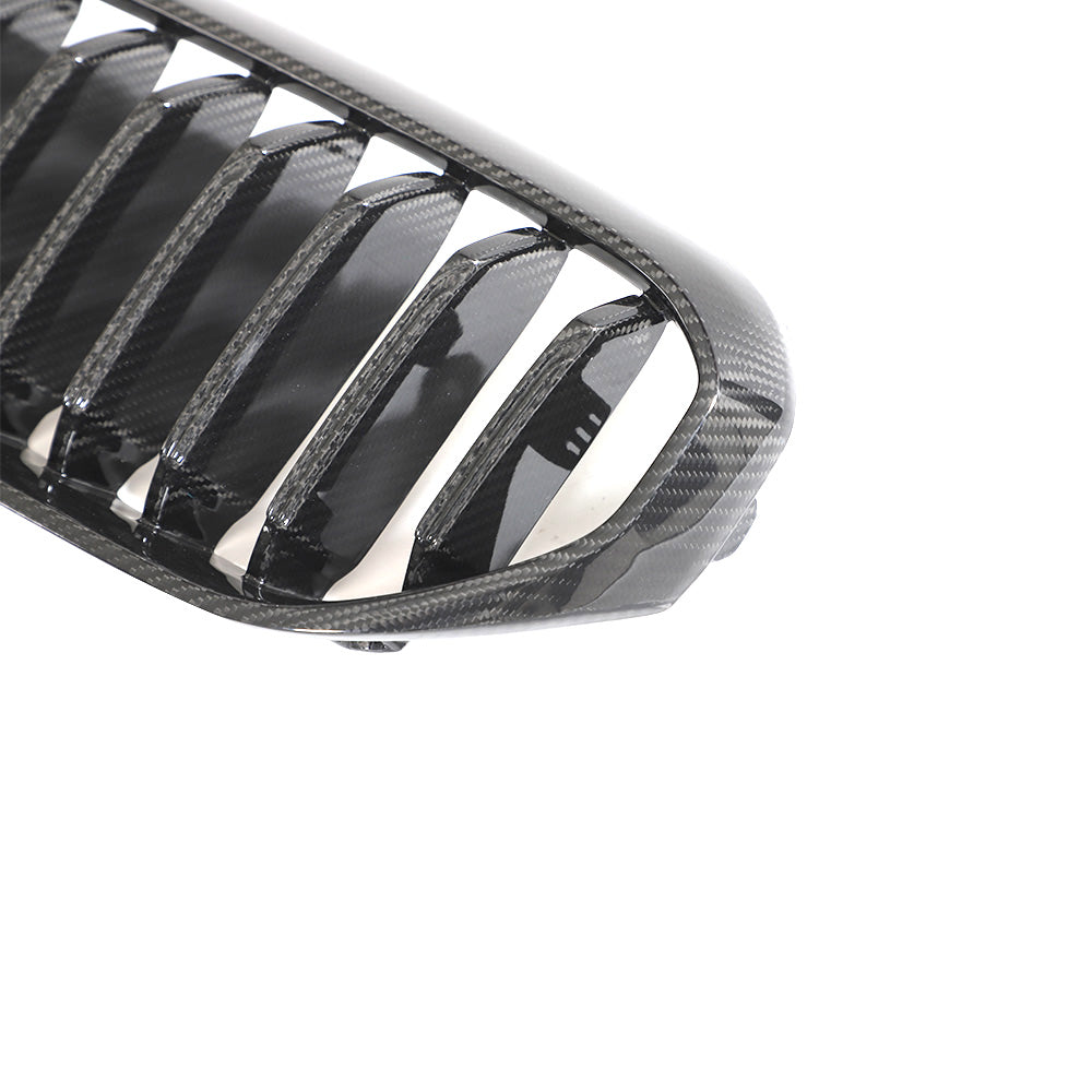 ST Style Carbon Fiber Front Grille for BMW 5 Series G30 G31 LCI (2020–2023)