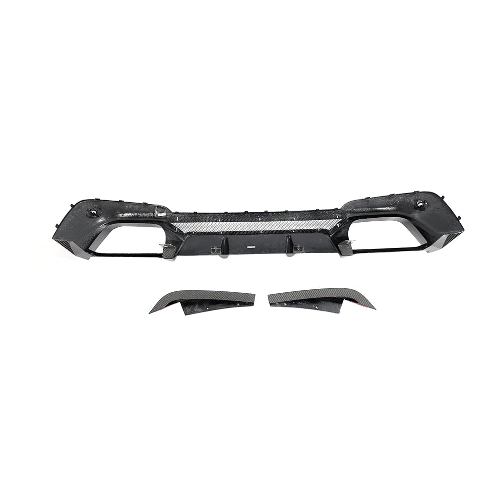 3D Style Carbon Fiber Rear Diffuser for BMW X3M F97 Pre-LCI (2019–2021)