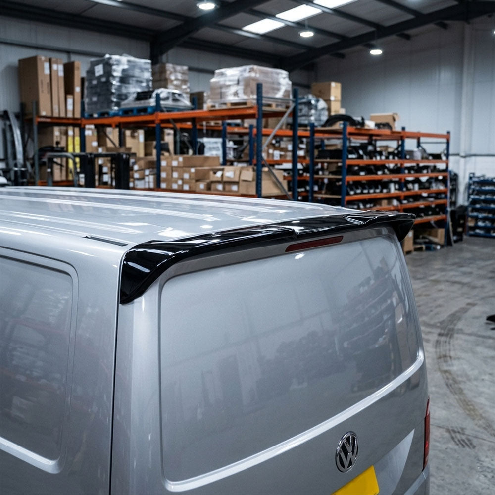 Gloss Black Rear Roof Spoiler for Volkswagen Transporter T6 (2015-2019)