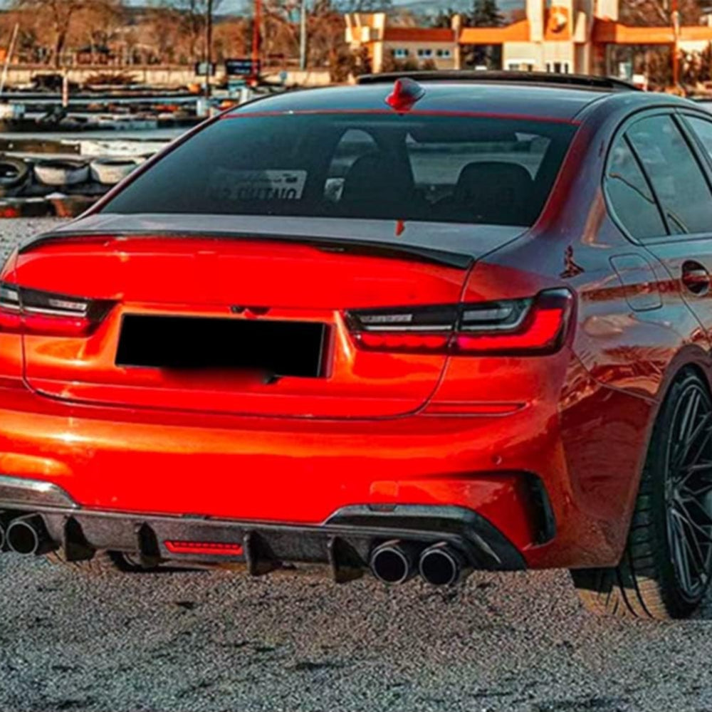 ST Style Carbon Fiber Rear Diffuser for BMW 3 Series G20/G21 Pre-LCI M Sport (2019-2022)