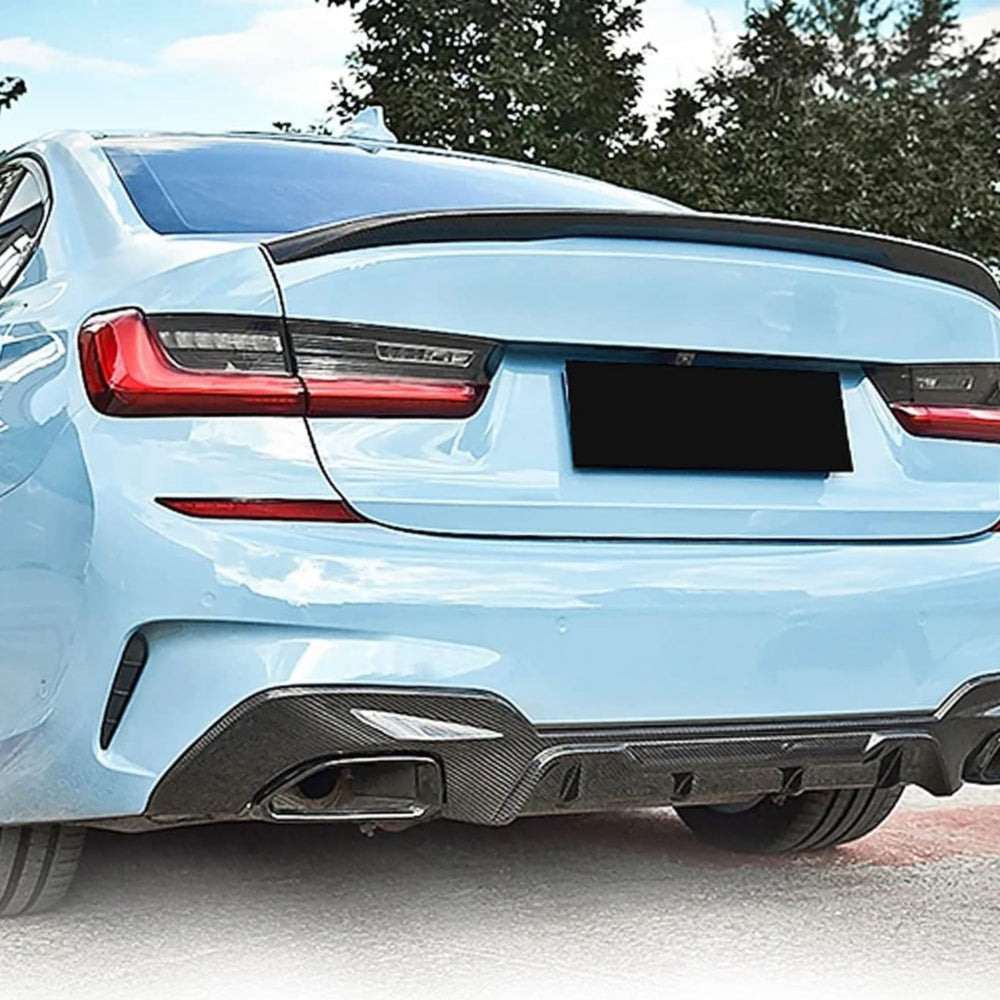Performance Style Carbon Fiber Rear Diffuser for BMW 3 Series G20/G21 Pre-LCI M-Sport (2019-2022)