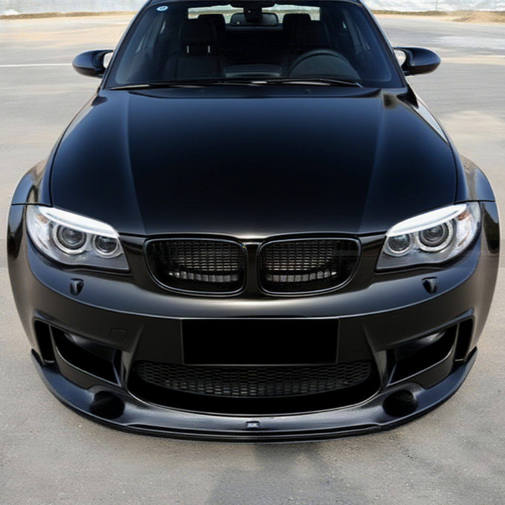3D Style Carbon Fiber Front Lip for BMW 1 Series E82 (2007-2013)