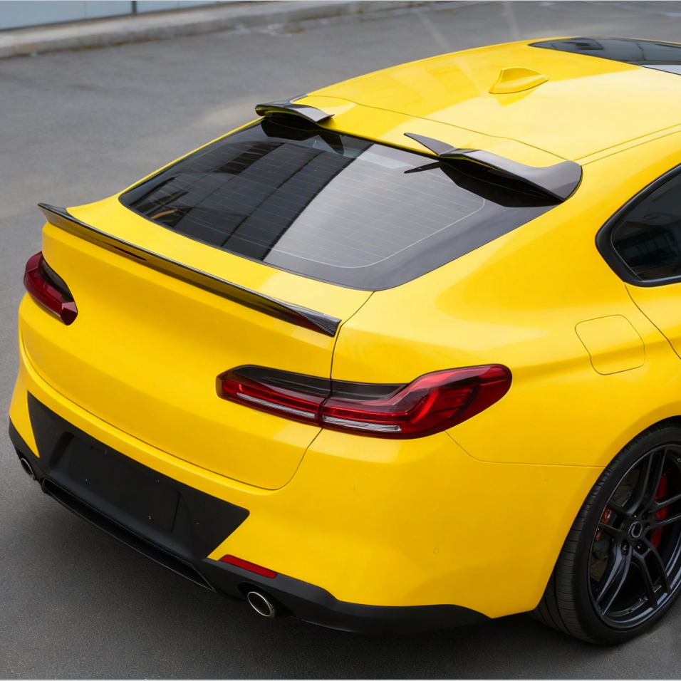 ST Style Carbon Fiber Roof Spoiler for BMW X4 G02/X4M F98 LCI (2021-Present)