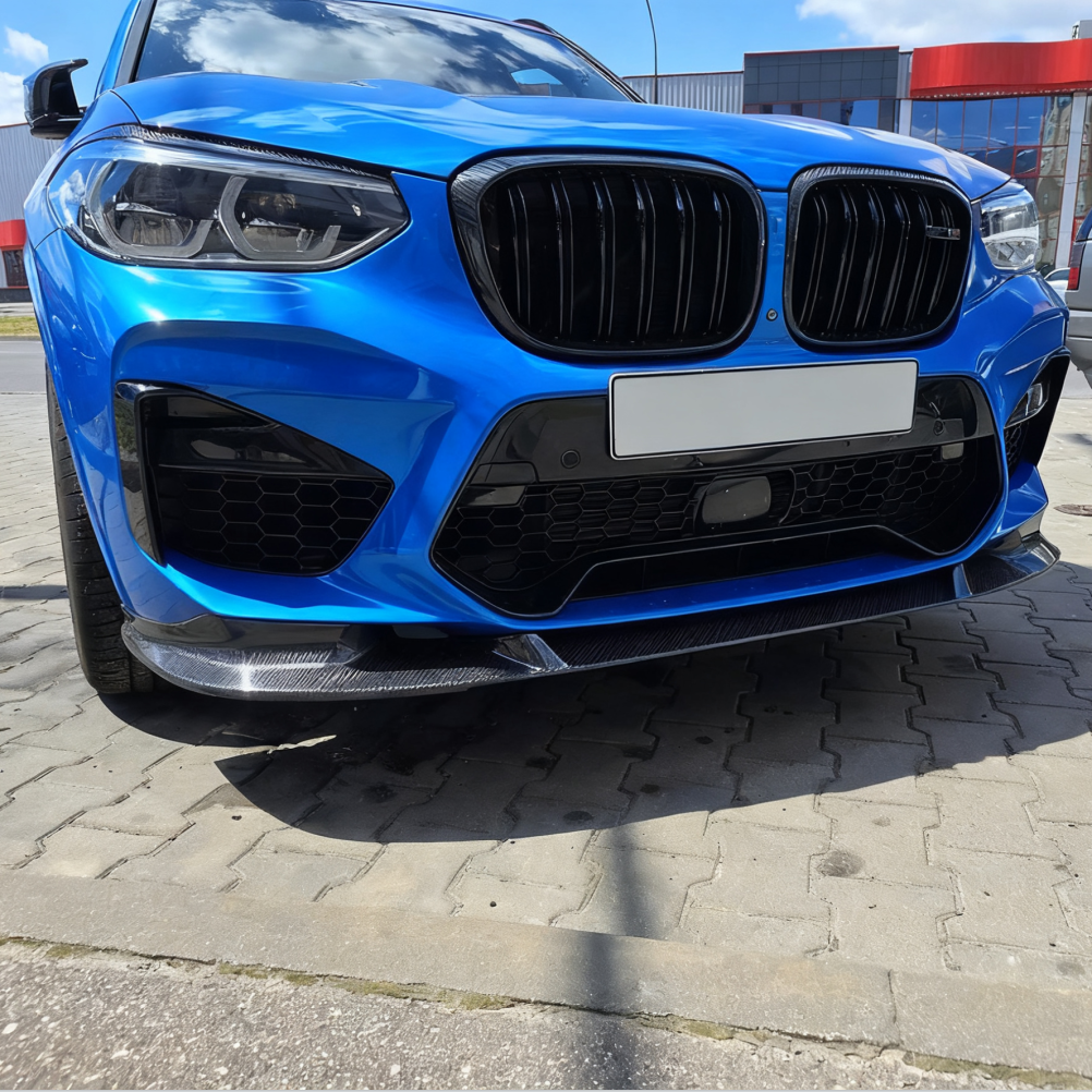 3D Style Carbon Fiber Front Lip for BMW X3M F97/X4M F98 Pre-LCI (2019-2021)