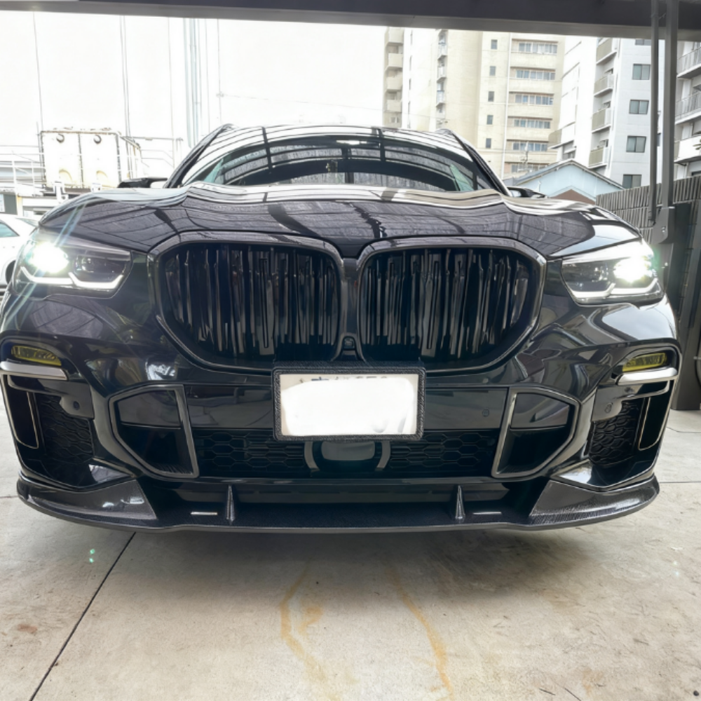 ST Style Carbon Fiber Front Lip for BMW X5 G05 M Sport Pre-LCI (2019-2023)