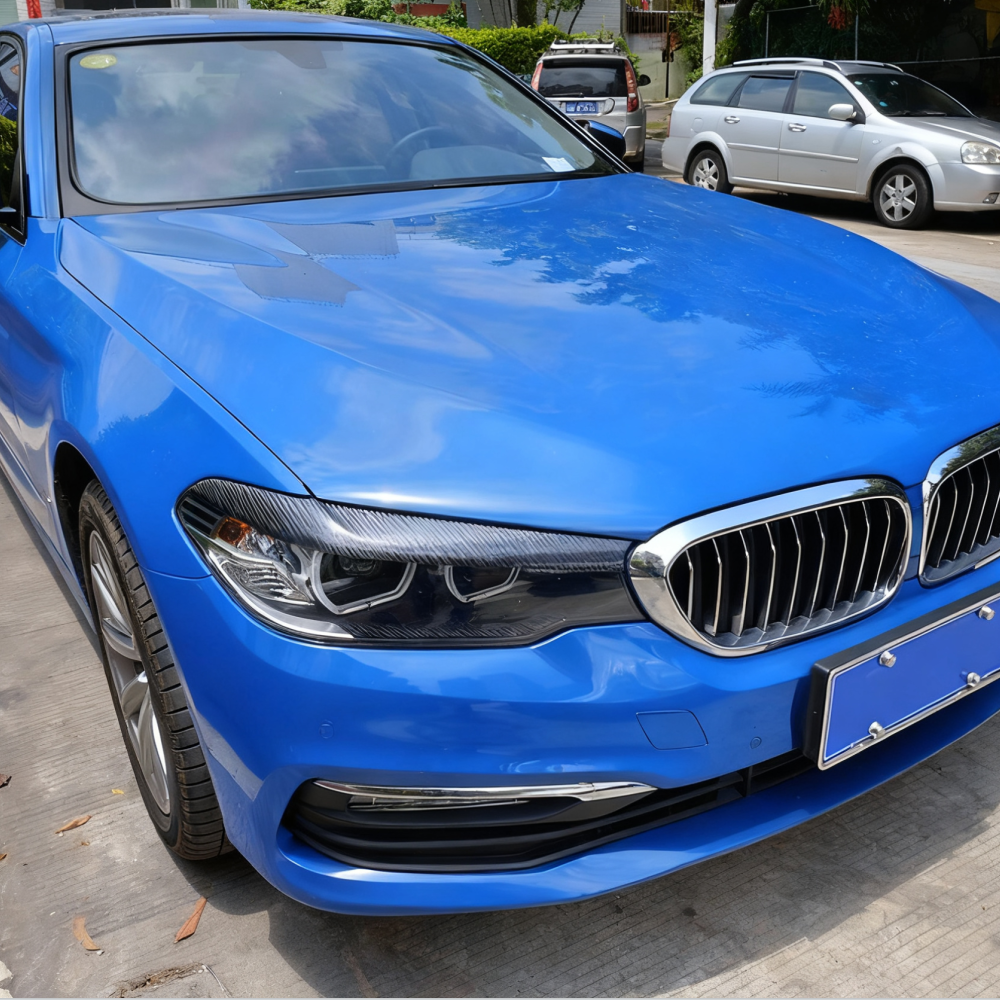 ST Style Carbon Fiber Headlight Eyelids for BMW G30/G31 / M5 F90 M Sport (2017-2020)