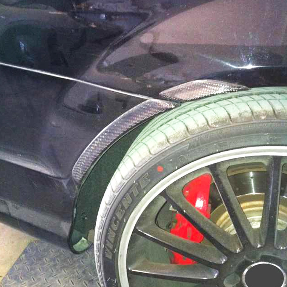 ST Style Carbon Fiber Wheel Arch Trims for Mercedes Benz C63 W204 Pre-Facelift (2008-2011)