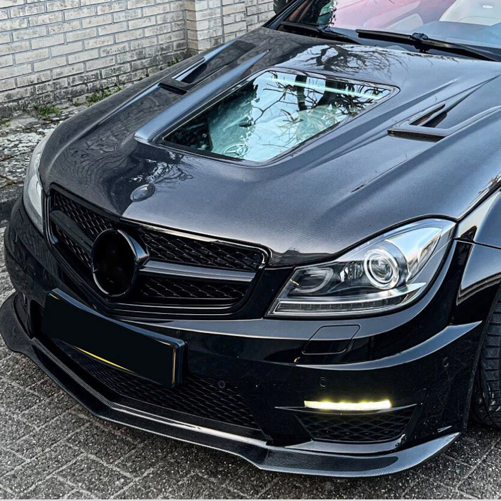 Mercedes-Benz C63 W204 Carbon Fiber Trunk Spoiler-installed one car