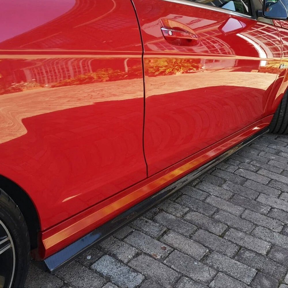 AMG Style Carbon Fiber Side Skirts for Mercedes-Benz C63 AMG W204 (2008-2015)
