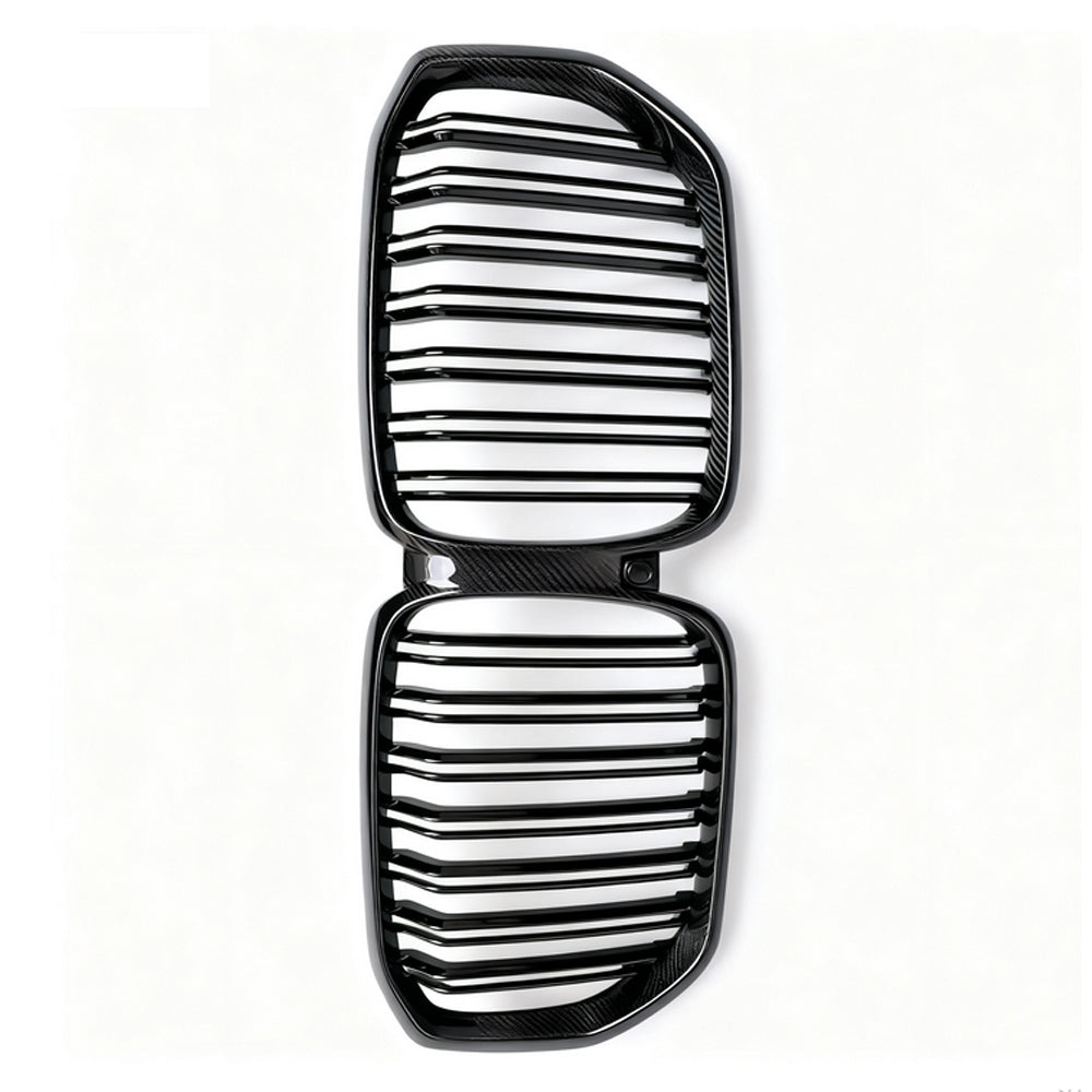Dual Slat Carbon Fiber Front Grille for BMW X5 G05 Pre-LCI (2019-2023)