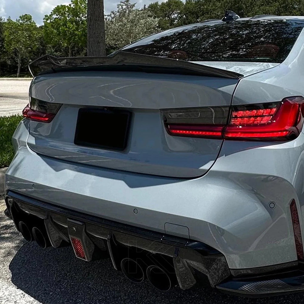 PSM Style Carbon Fiber Trunk Spoiler for BMW 3 Series G20 Pre-LCI/M3 G80(2019-2022)