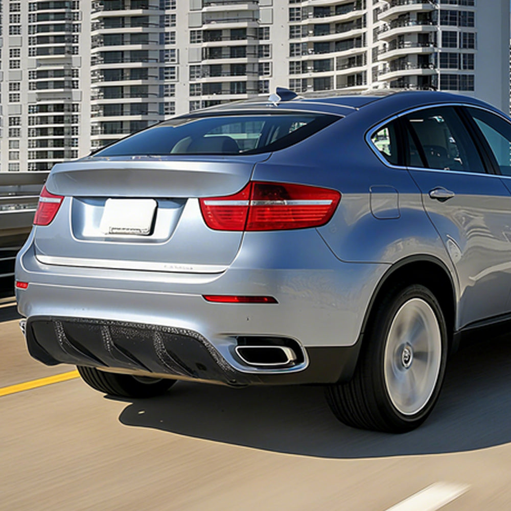 ST Style Carbon Fiber Rear Diffuser for BMW X6 E71 (2008-2014)