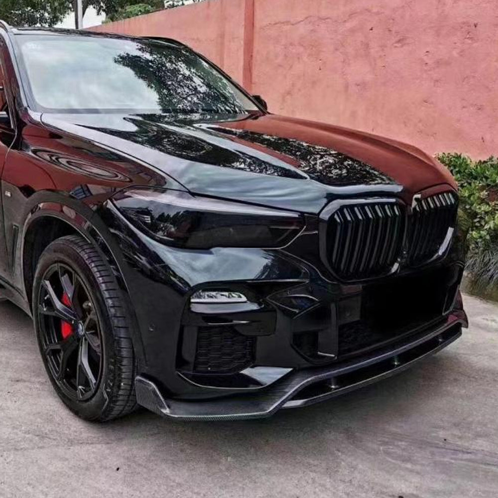 Dual Slat Carbon Fiber Front Grille for BMW X5 G05 Pre-LCI (2019-2023)