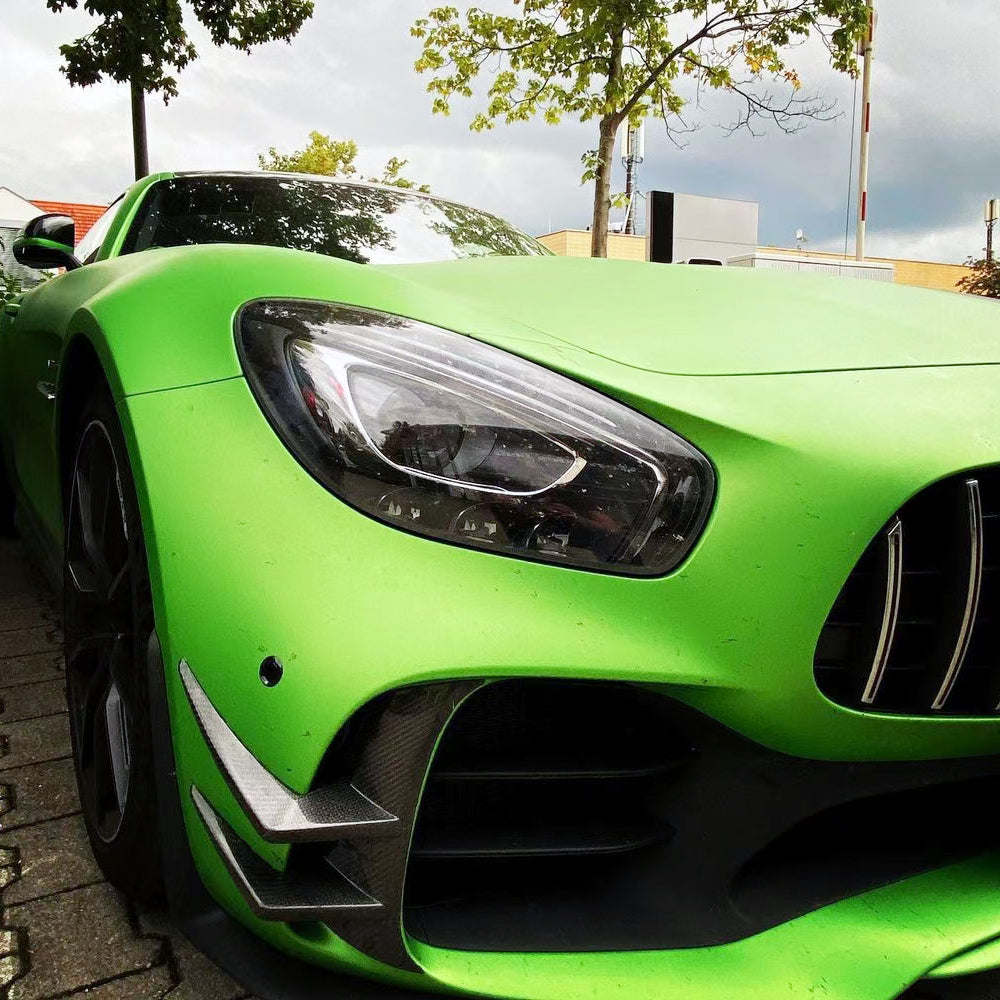 Mercedes-Benz AMG GT R Coupé Front Canards carbon fiber installed