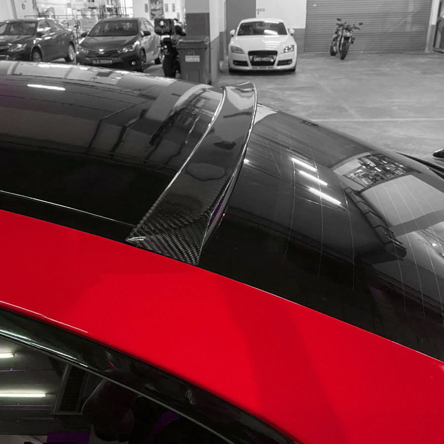 ST Style Carbon Fiber Roof Spoiler For BMW 6 Series F06 M6 (2011–2018)