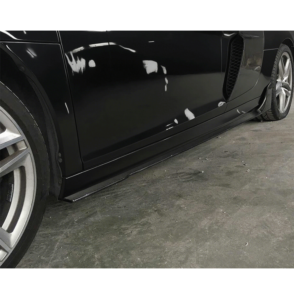 ML Style Carbon Fiber Side Skirts For Audi R8 Type 42 Pre-LCI & LCI (207–2015)