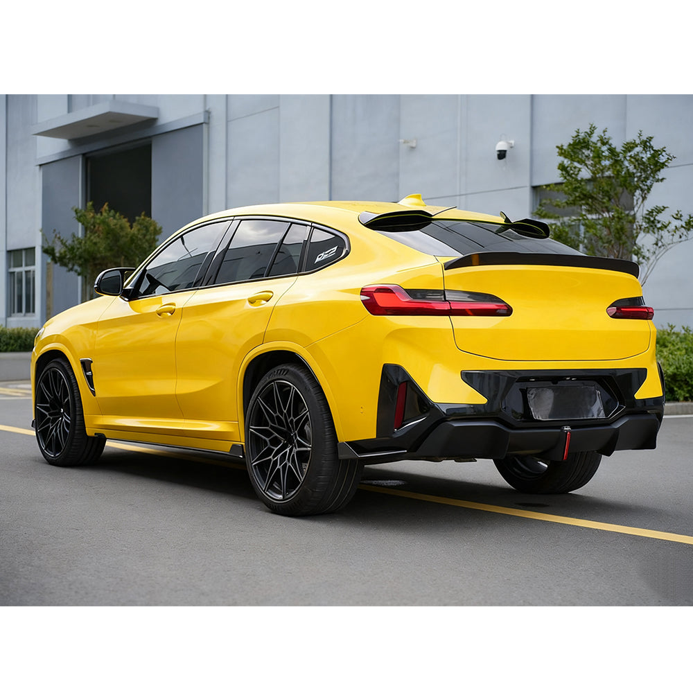 3D Style Carbon Fiber Trunk Spoiler for BMW X4 G02/X4M F98 LCI (2021-Present)