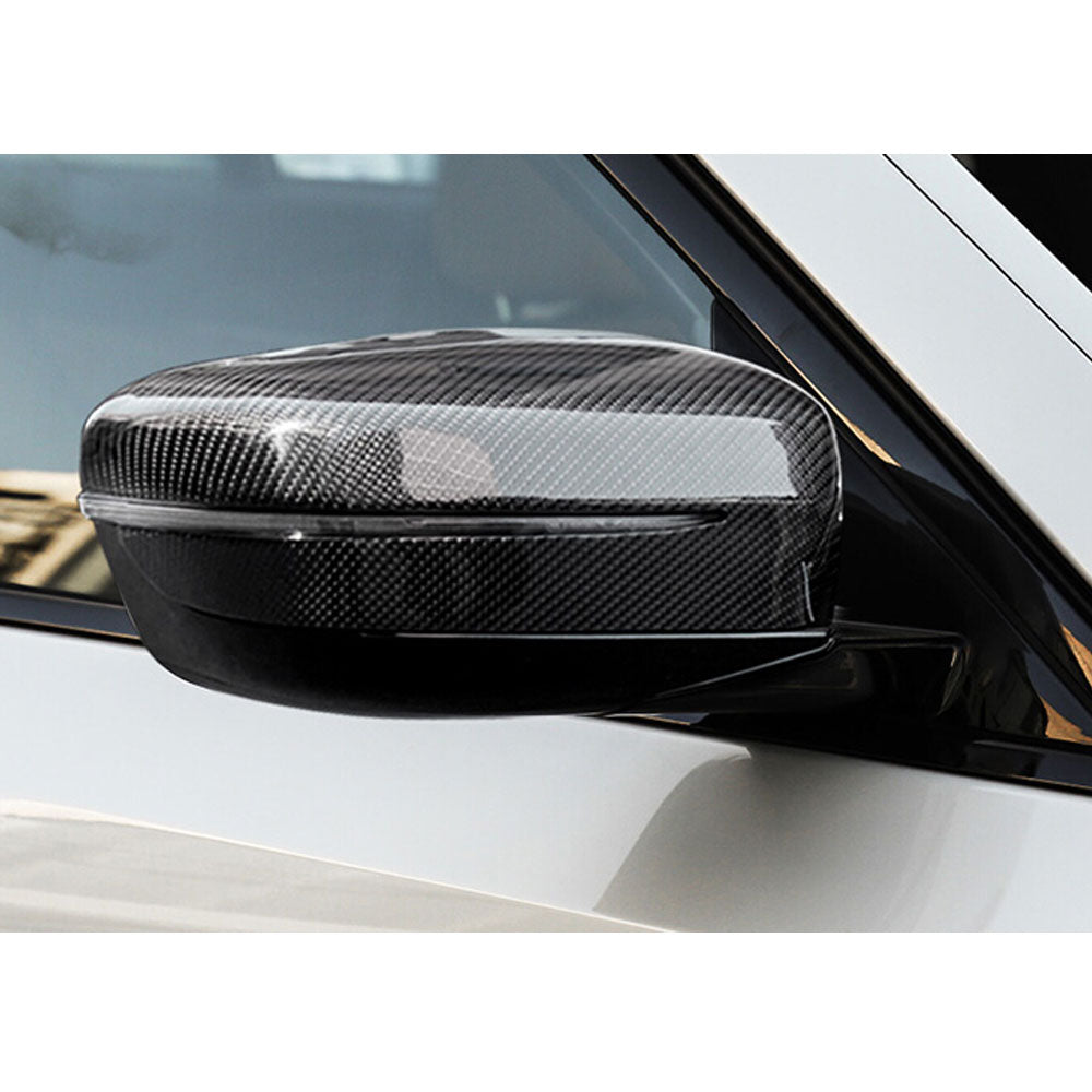 OEM Style Carbon Fiber Mirror Caps for BMW G30 G31 Pre-LCI G11 G12 LCI (2017–2020)