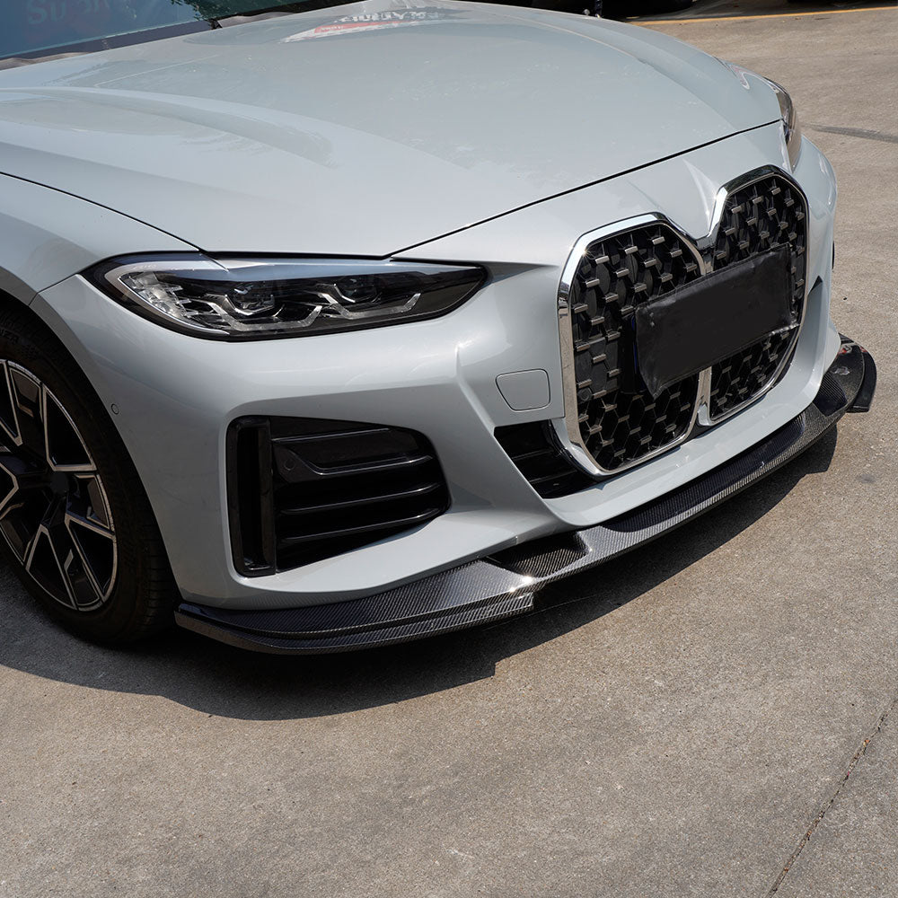 3D Style Carbon Fiber Front Lip for BMW 4 Series, i4 G26 Gran Coupé (2021+)