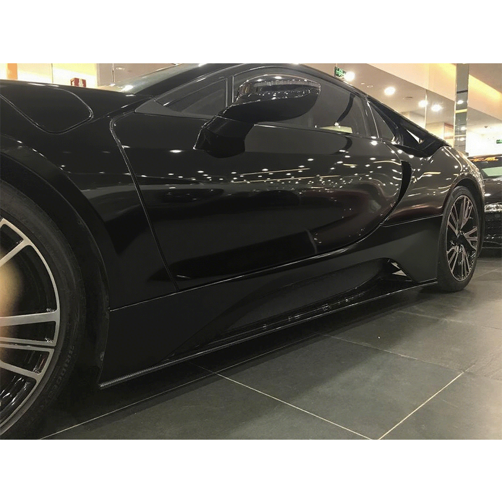 ST Style Carbon Fiber Side Skirts for BMW i8 I12/I15 (2014–2020)