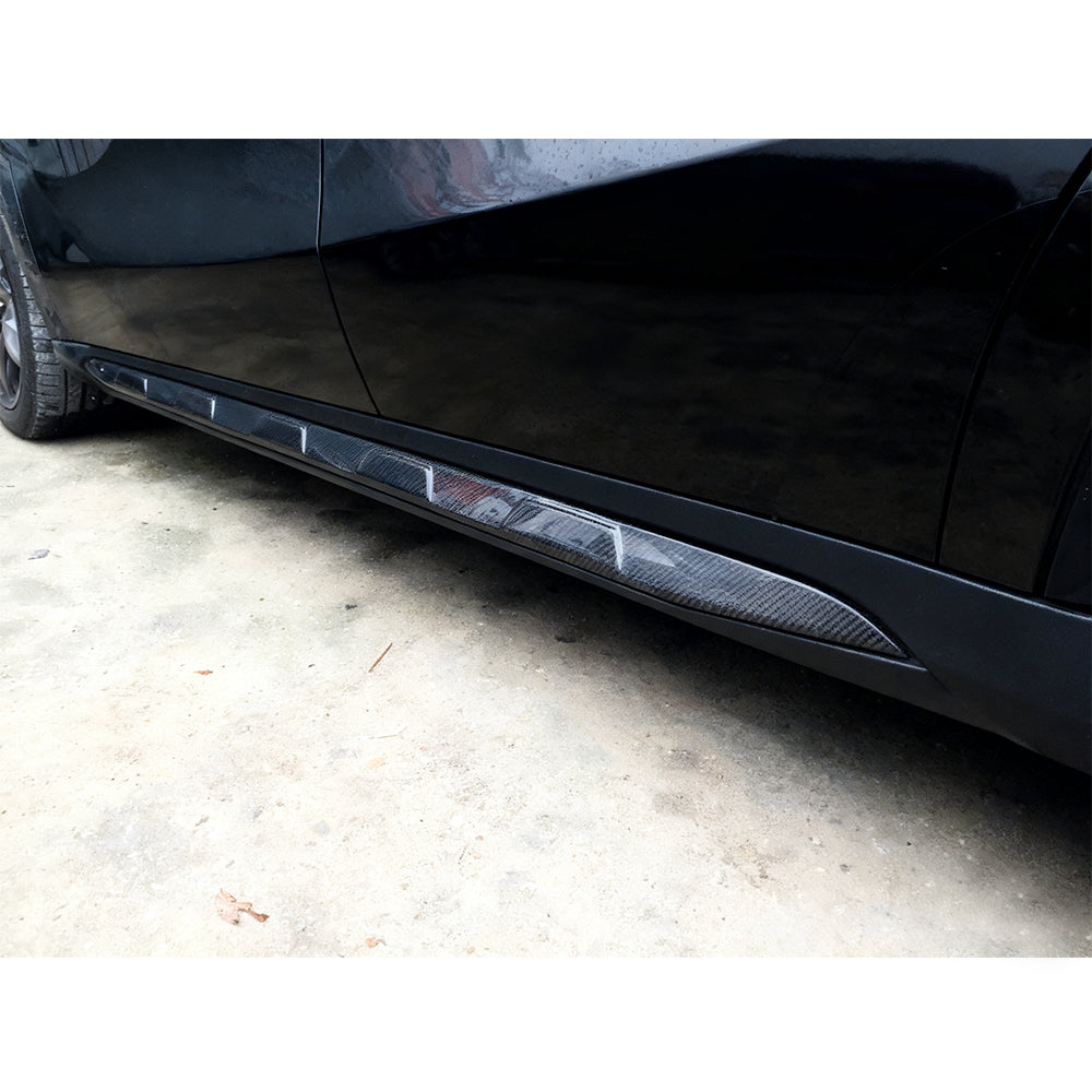 ST Style Carbon Fiber Side Skirts for Mercedes-Benz GLA 45 AMG X156 Pre‑Facelift (2014–2016)