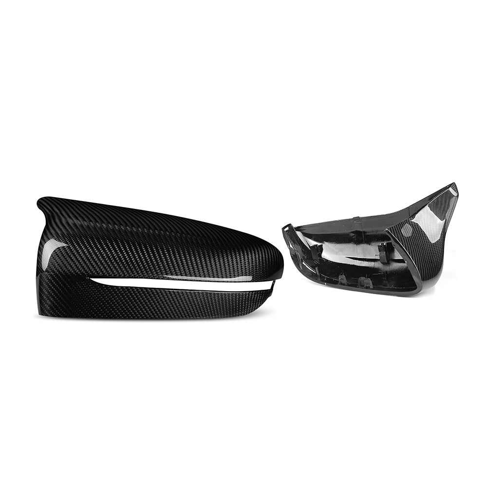 LHD ST Style Carbon Fiber Mirror Caps for BMW 5 Series M5 F90 Pre-LCI (2017-2020)