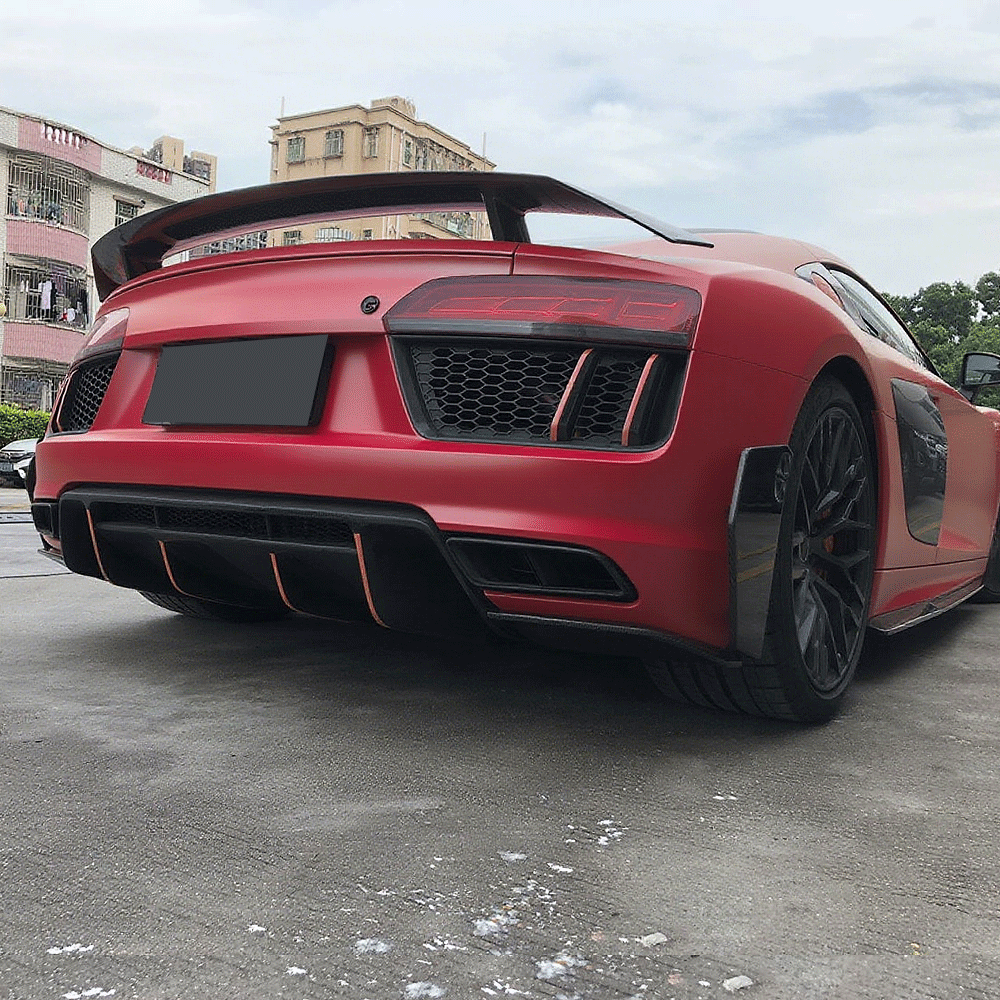 OEM Style Carbon Fiber Trunk Spoiler for Audi R8 4S Pre‑LCI (2016–2018)