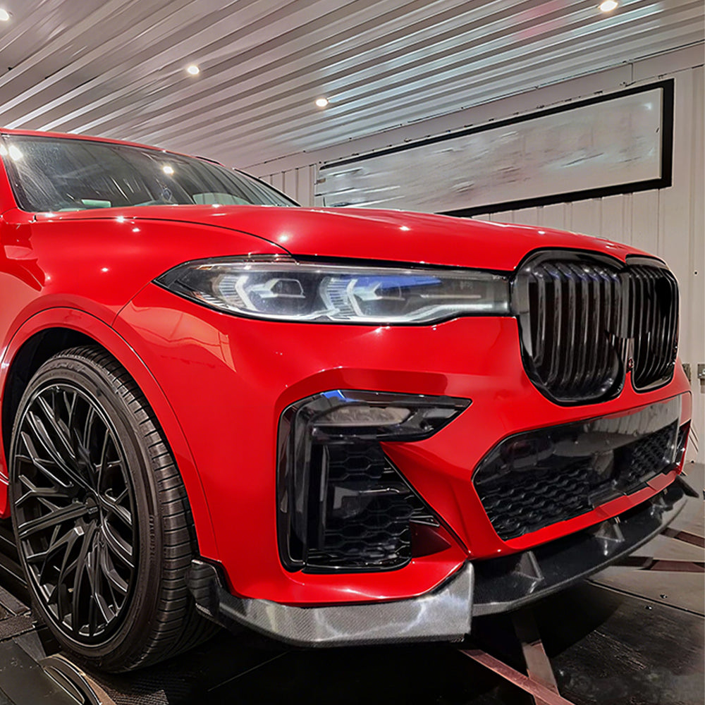 Carbon Fiber front lip for BMW X7 G07 M tech Pre-LCI(2019-2023)