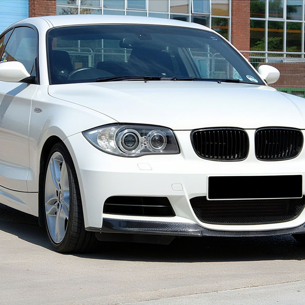 Hartge Style Carbon Fiber Front Bumper Lip for BMW 1 Series E82/E88 M Sport (2007-2013)