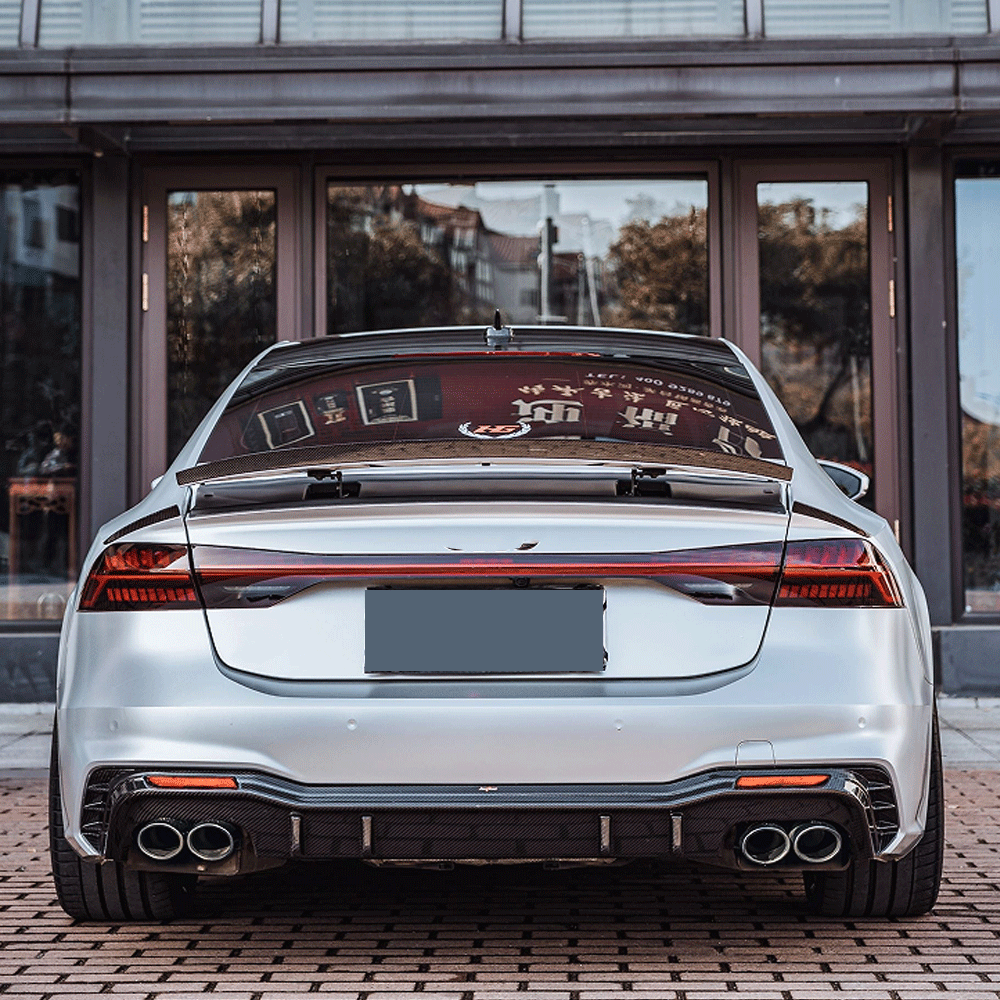 ST Style Carbon Fiber Rear Diffuser for Audi A7 Sline / S7 C8 (2019–2024)