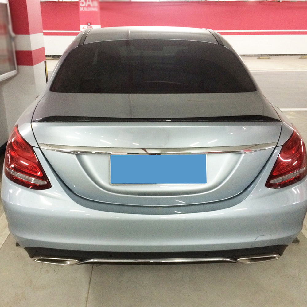 Carbon fiber rear spoiler for Mercedes Benz C-Class W205/C43 C450 C63 AMG(2014-2018)