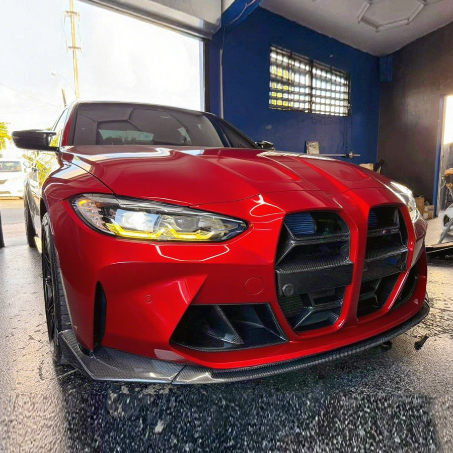 CSL Style Carbon Fiber Front Lip For BMW M3 G80/G81 , M4 G82/G83 (2021+)