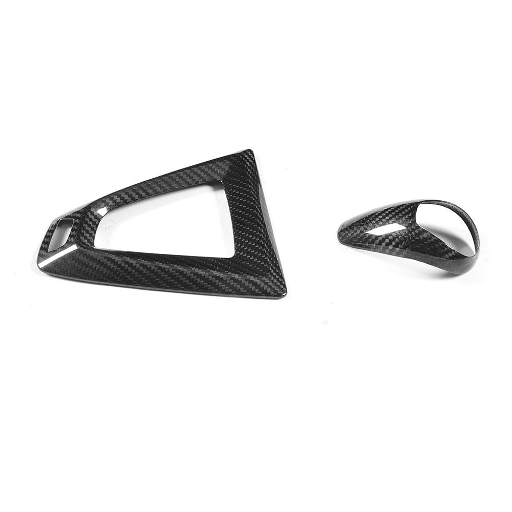 LHD Carbon Fiber Gear Shift Knob Cover Trim for BMW M3 F80, M4 F82/F83 (2014-2020)
