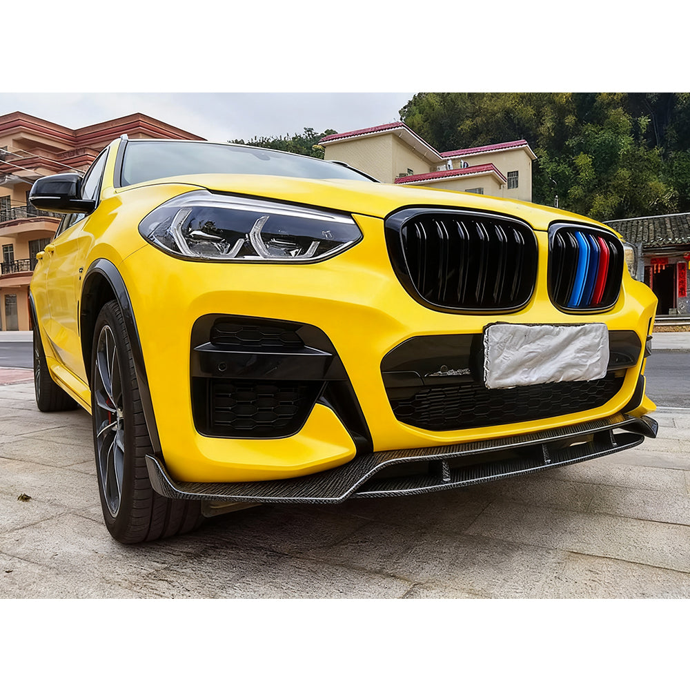 ST Style Carbon Fiber Front Lip for BMW X3 G01 M Sport Pre-LCI (2017–2021)