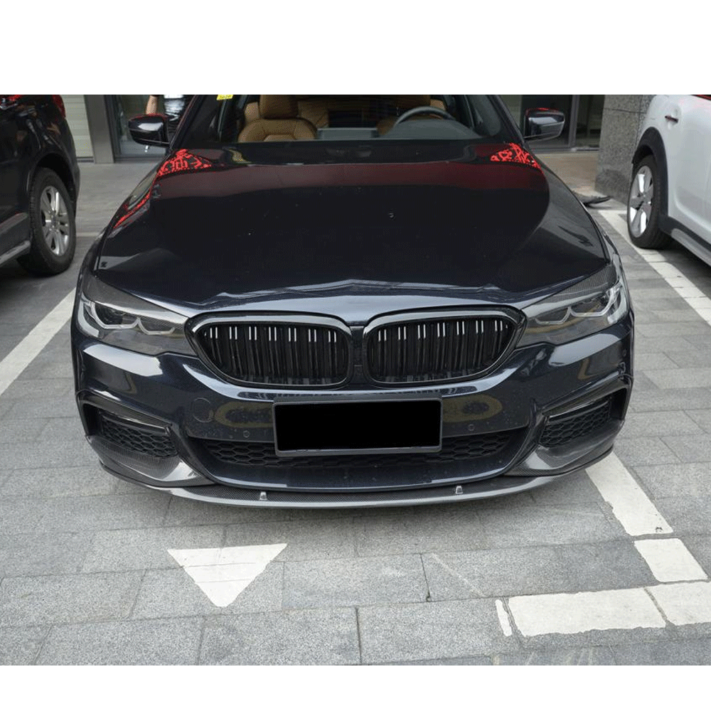 ST Style Gloss Black Dual Slat Front Grille for BMW 5 Series G30 G31, F90 M5 Pre-LCI (2017–2020)