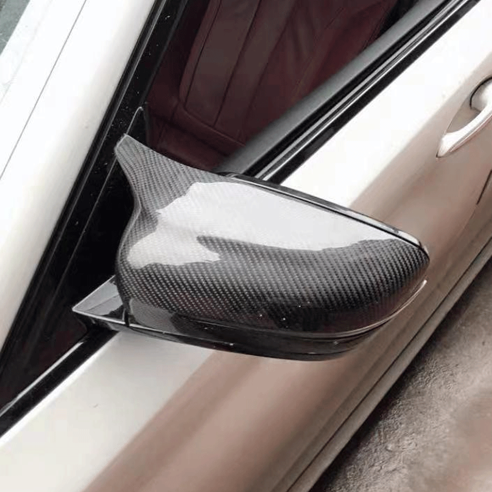 ST Style Carbon Fiber REPLACEMENT Mirror Caps for BMW 5 Series G30, G31 Pre-LCI & LCI (2017–2023)