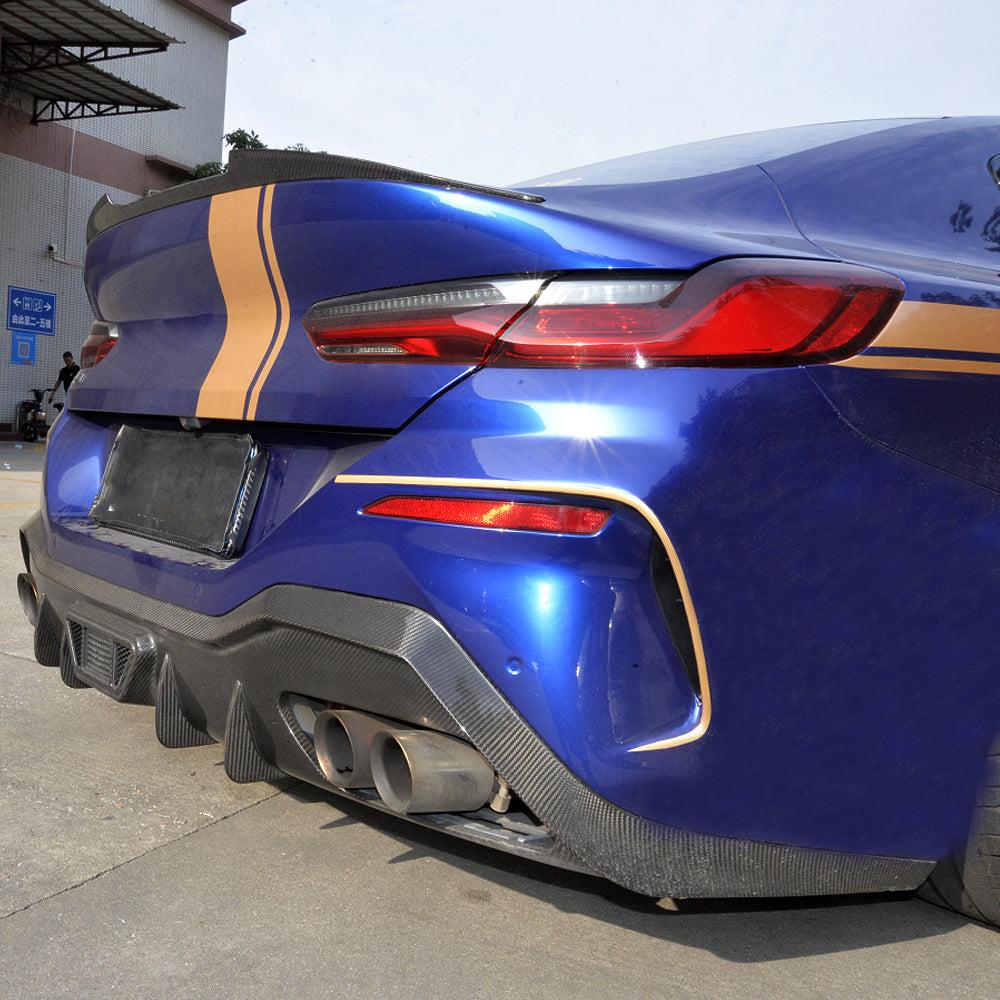 AC Style Carbon Fiber Rear Diffuser for BMW 8 Series G16 (2019+)
