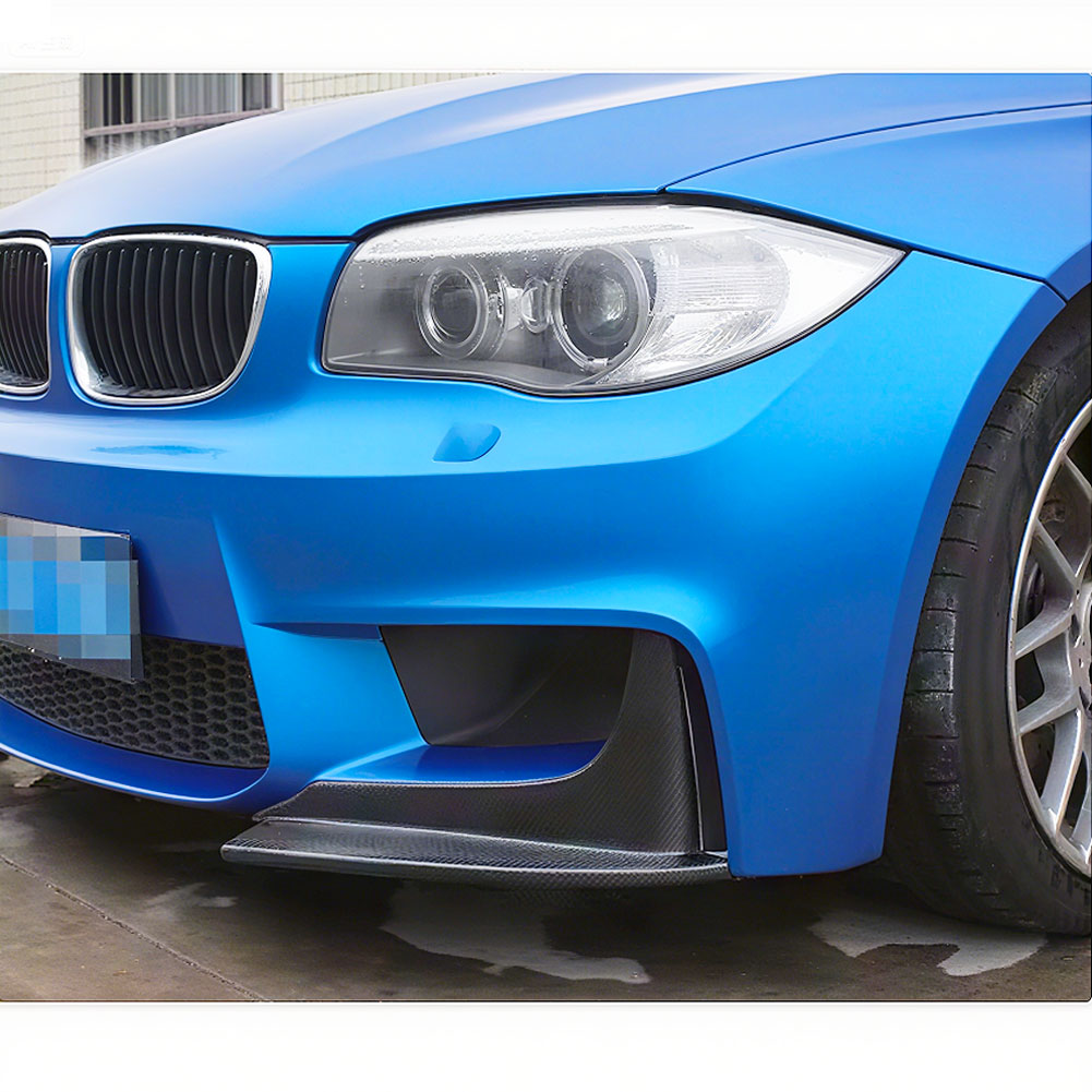 Performance Style Carbon Fiber Front Bumper Splitters for BMW 1 Series E82 1M Coupe(2011-2018)