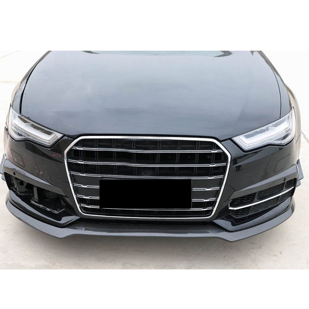 JC Style Carbon Fiber Front Lip For Audi A6 / S6 C7.5 LCI (2015–2018)