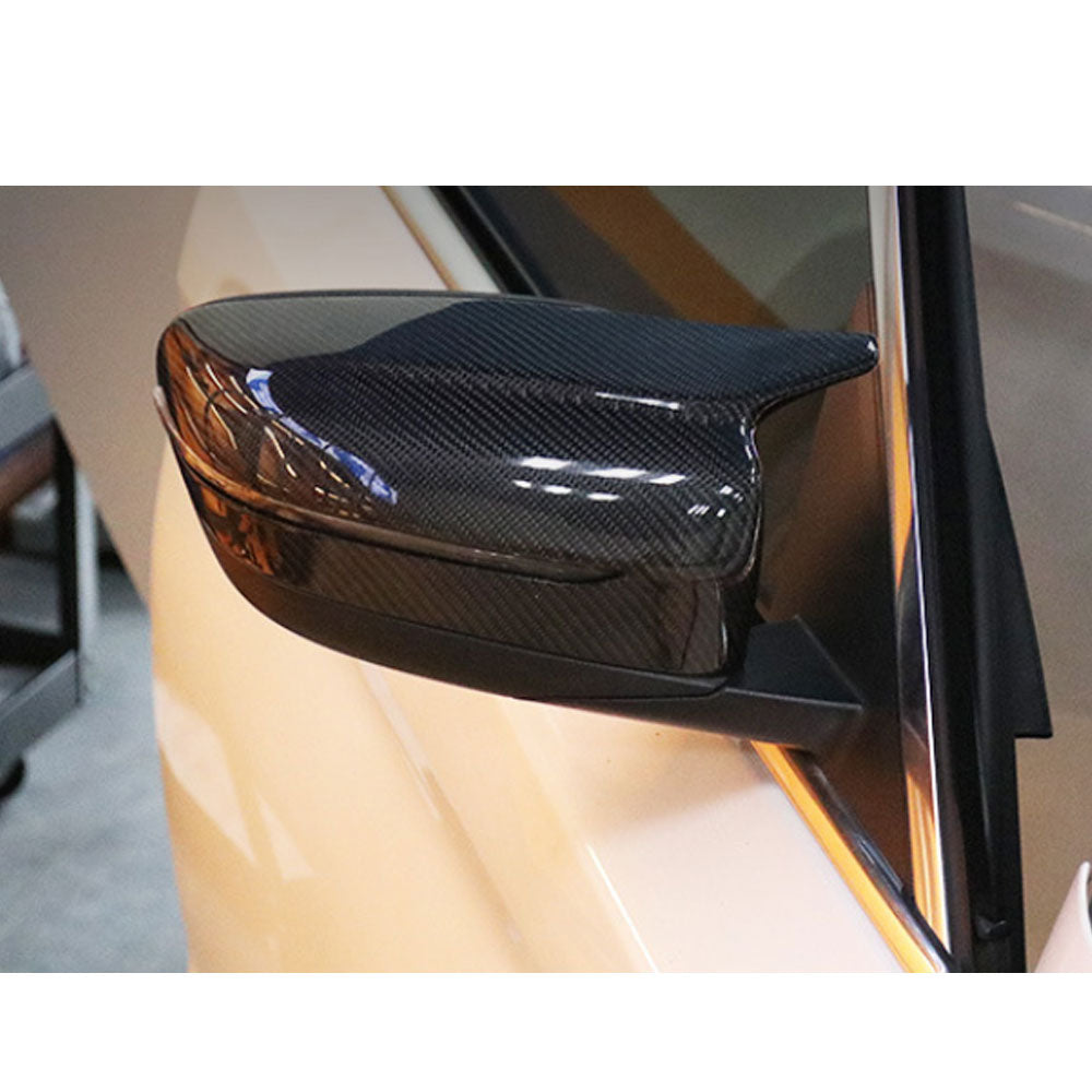 ST Style Carbon Fiber Mirror Caps for BMW G20/G30 G31 /G11 G12 (2017–2023)