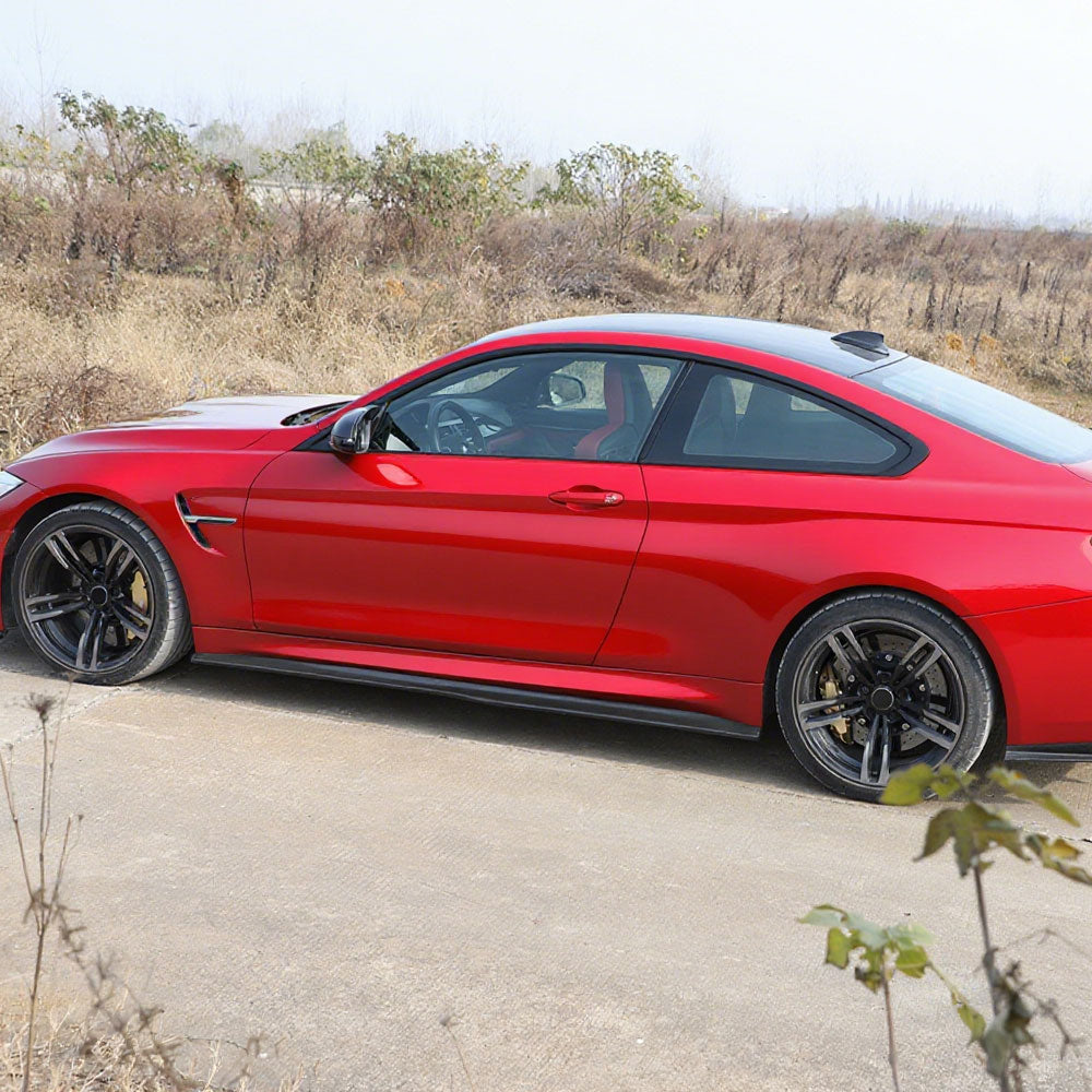 PSM Style Carbon Fiber Side Skirts for BMW M4 F82/F83 (2014-2020)