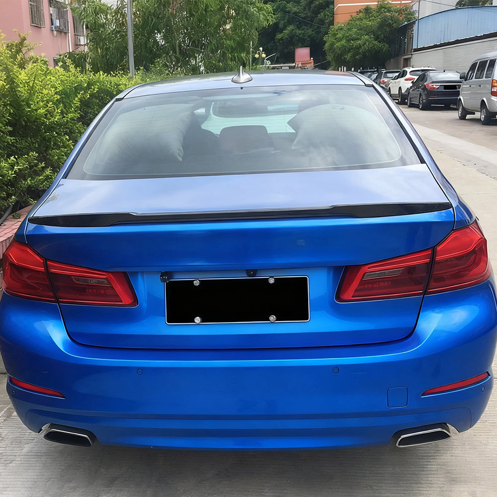 ML Style Carbon Fiber Trunk Spoiler for BMW 5 Series G30 M Sport, M5 F90 Pre-LCI (2017-2020)